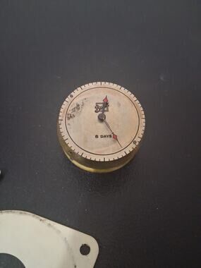 Rare Sandoz Vuille 8 Day Buick Automobile Clock Detroit Pat Pending Restoration